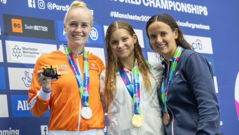 Anaëlle Roulet remporte les championnats du monde de para-natation